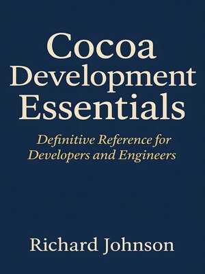 cover image of Cocoa Development Essentials